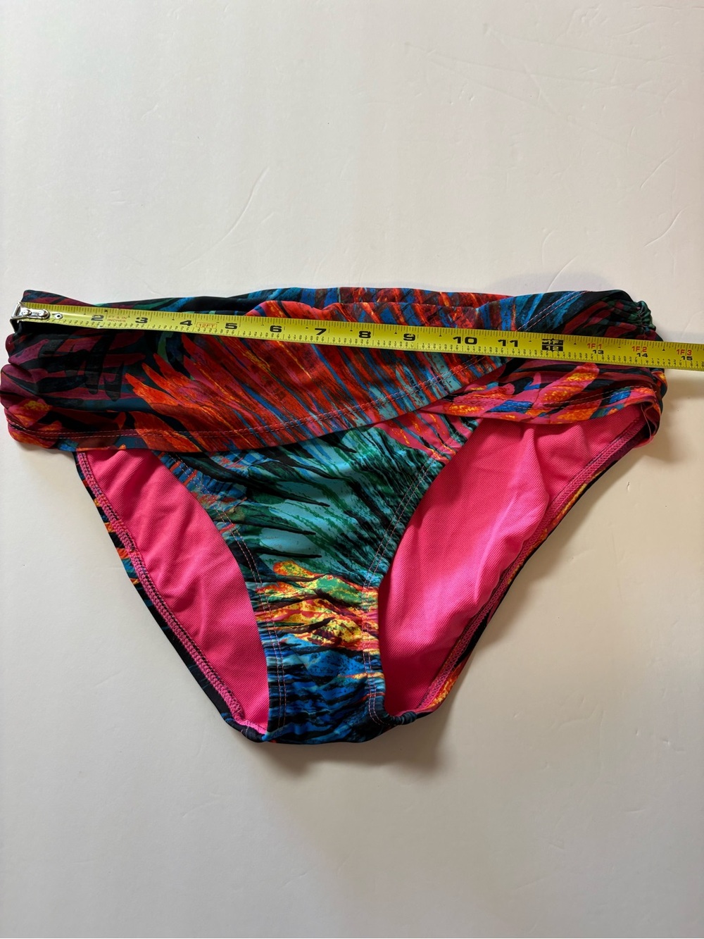 Bleu Rod Beattie sarongTropical Multicolor hipster Bikini Bottom 6 - Picture 9 of 11